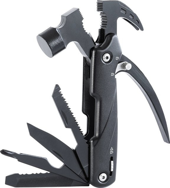 LUX-TOOLS Multi-Tool Hammer Messer in Schwarz - Bild 1