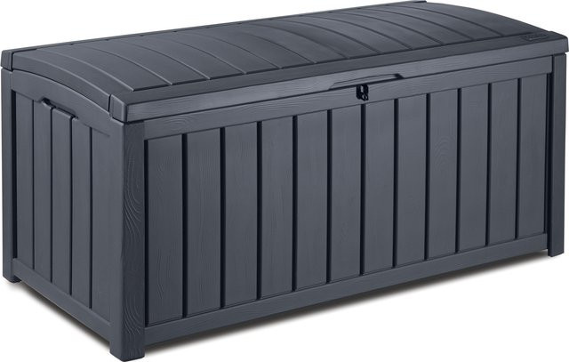 Intergard Kissenbox Auflagenbox aus Kunststoff, Anthrazit, B/T/H: 128 x 65 x 61 cm - Bild 1