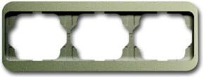 Busch-Jaeger Rahmen 3-fach waagerecht in Palladium Silber 1723-260 - Bild 1
