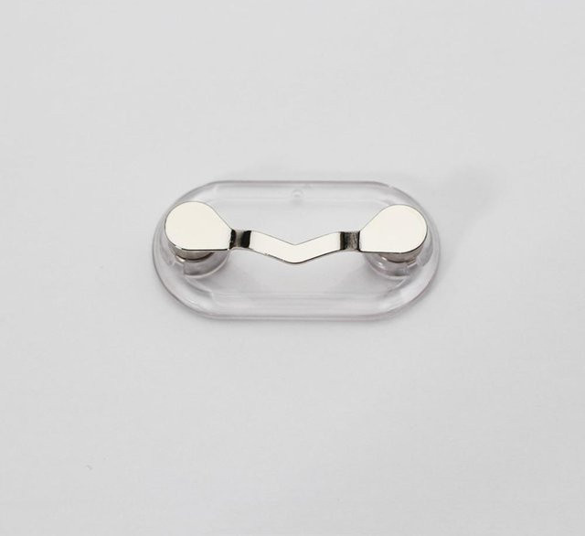 TOMTOP Magnetischer Brillenhalter, Silber - Bild 1