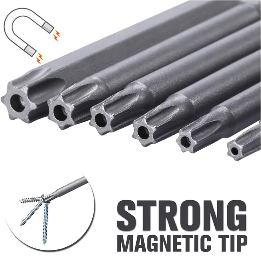 11/12-teiliges Torx-Sicherheits-Bit-Set aus S2-Stahl mit magnetischen Stern-Schraubendreher-Bits für Shark-Staubsauger - Bild 3