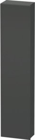 Duravit Hochschrank DuraStyle in Graphit Matt mit Tür links, B: 40 cm, T: 24 cm, H: 180 cm - Bild 1