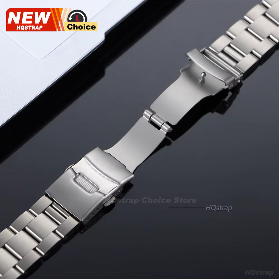 HQstrap Uhrenarmband Edelstahl, Silber, Unisex - Bild 4