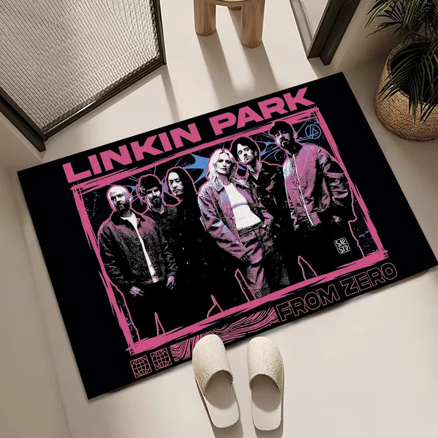 From Zero L-linkin Classic Park kleiner Teppich, rutschfest und saugfähig, Multicolour, B/T: 60 x 40 cm - Bild 3