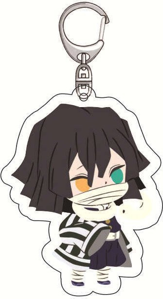 YIRAN Jewelry Schlüsselanhänger Acryl, Anime Demon Slayer, 55mm, gray, Unisex - Bild 1
