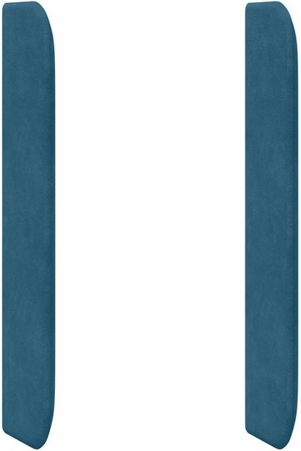 vidaXL Kopfteil aus Samt in Blau, B/H/T: 80 x 16 x 4 cm - Bild 1