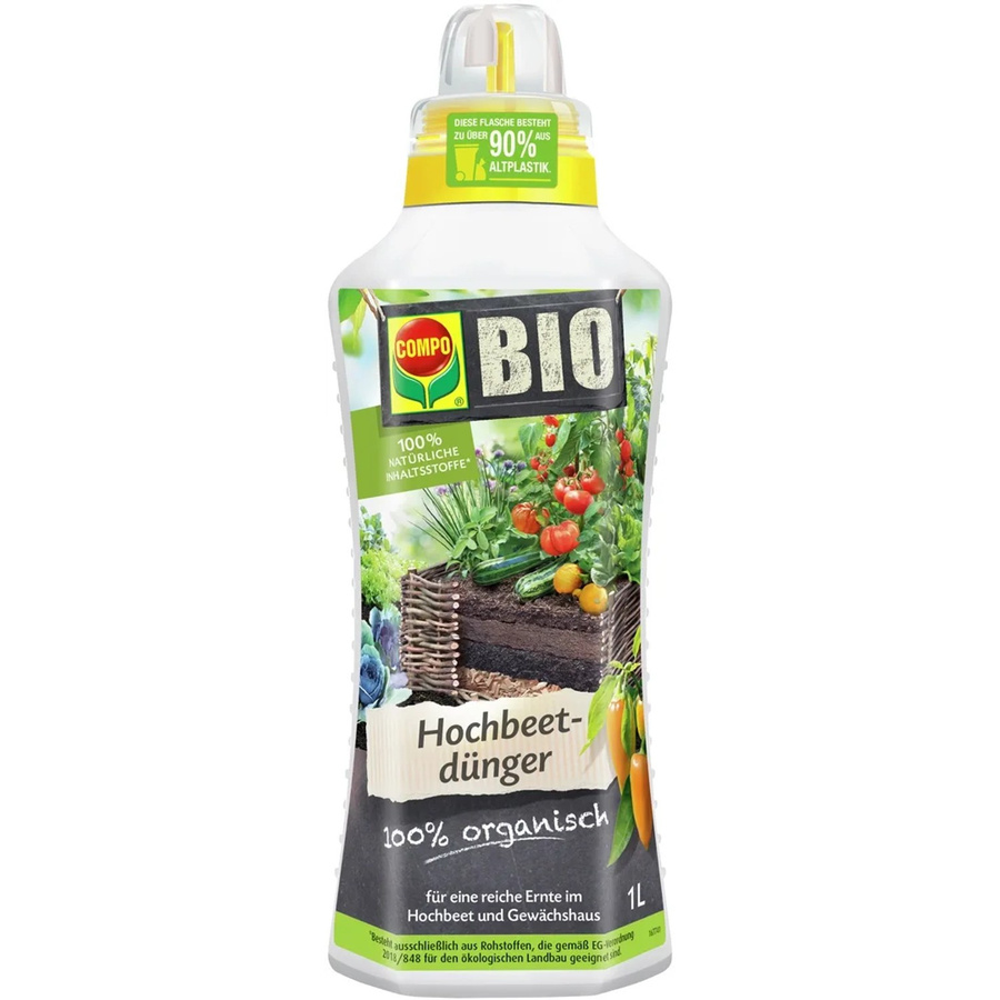 Compo BIO Hochbeetdünger 1 für alle Obst- und Gemüsesorten aus pflanzlichen Stoffen - Bild 2
