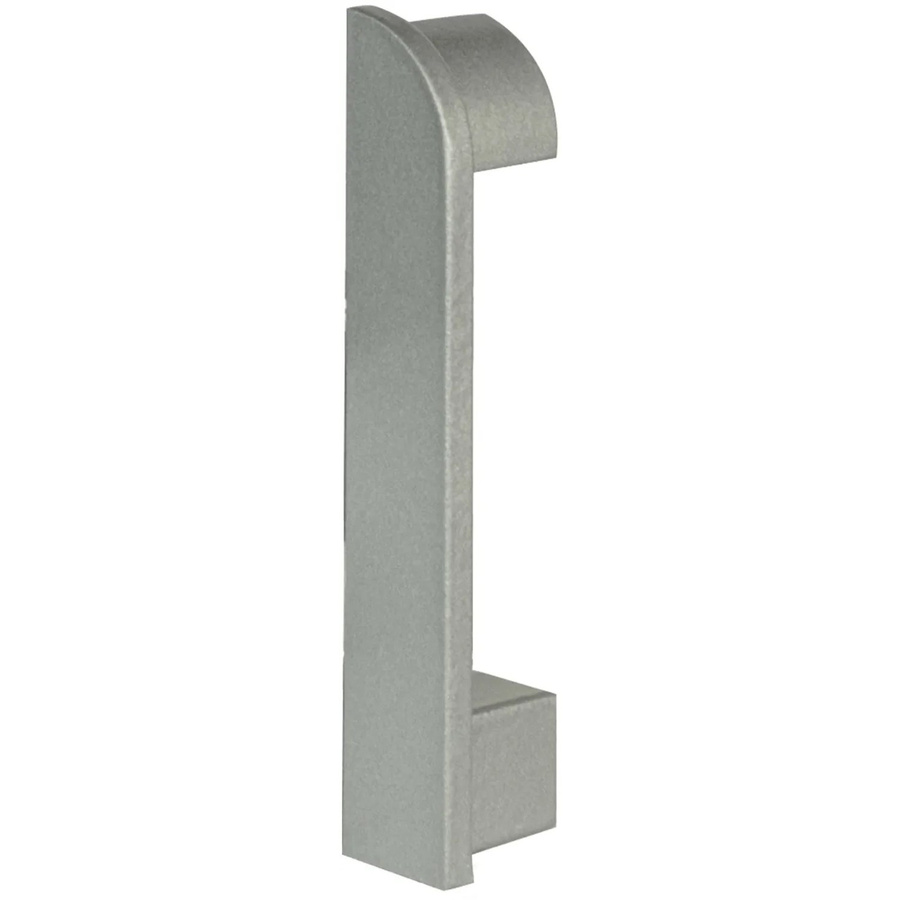 Fuchs Design Sockelleiste Endstück Links aus Aluminium in Silber Matt, Höhe: 7 cm - Bild 2