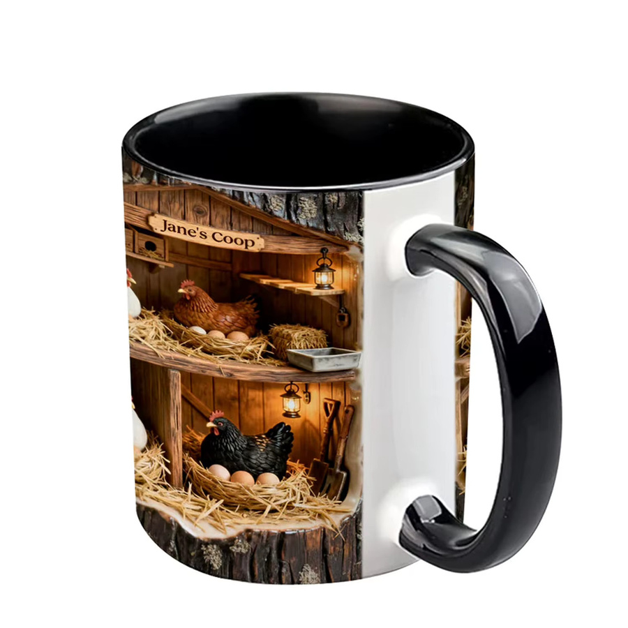 Personalisierte Keramiktasse mit Gravur von Light Magic in Weiß für Bauernhofbesitzer - Bild 3