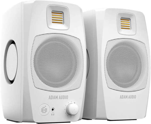 ADAM Audio D3V Aktive Nahfeldmonitore in Weiß mit USB-C und 3,5 mm Klinkenanschluss - Bild 1