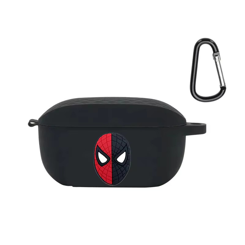 DIY Cartoon Silikon Schutzhülle für JBL Wave 100 TWS und Wave Buds Bluetooth-Ohrhörer Ladebox in Schwarz - Bild 2