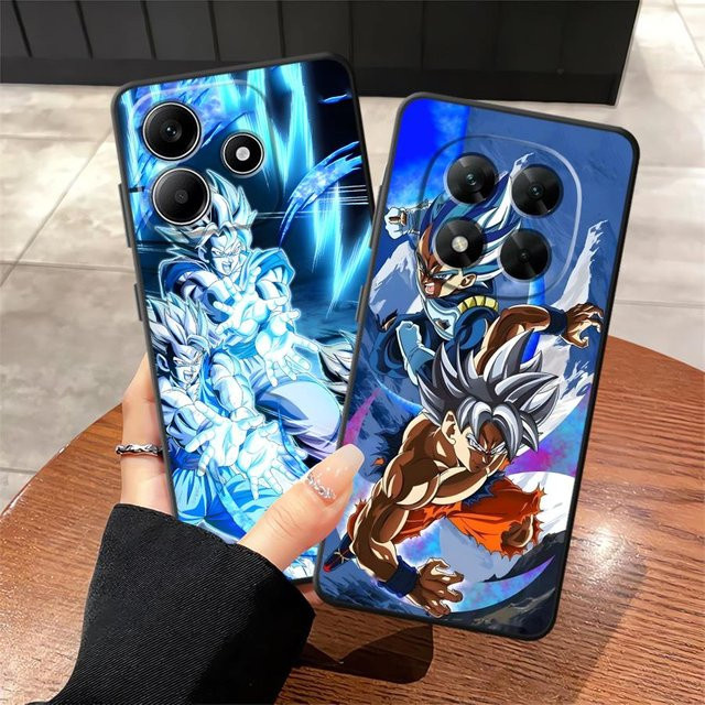 Dragon Ball Goku Handyhülle für Xiaomi Redmi Note 13 14 Pro Plus 10S 9 10 11 12 Pro 9S 7 8 12S 11S in Schwarz - Bild 1