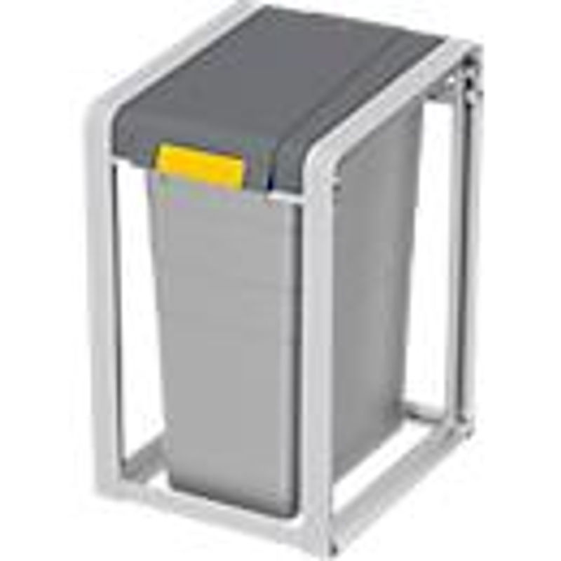 Hailo ProfiLine Öko XL Mülltrenn-System mit Inneneimer, Grau, Kunststoff, B: 35,0 cm, H: 57,0 cm, T: 41,5 cm - Bild 3