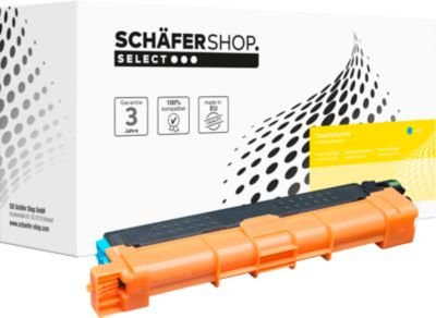 Schäfer Shop Select Tonerpatrone Cyan für Brother TN-249C, ersetzt Brother HL-L 8230CDW, Brother HL-L 8240CDW und Brother MFC-L8300 Serie, Reichweite bis 4000 Seiten - Bild 1