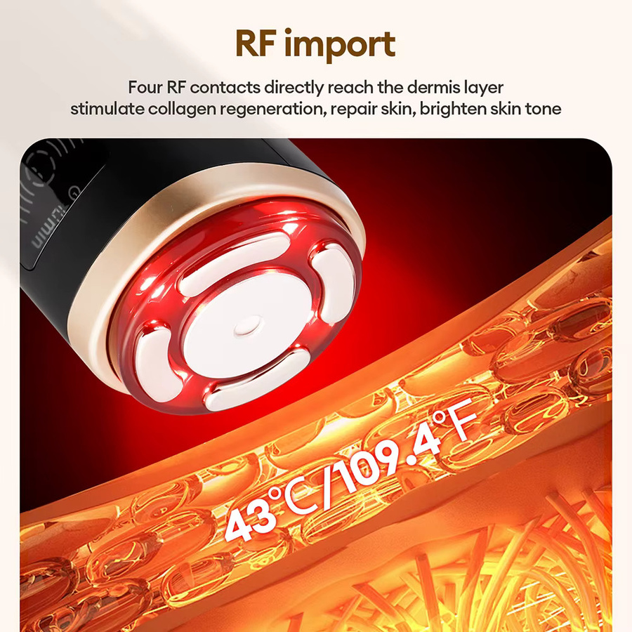 foreverlily Mini-HIFU-Gerät mit RF-LED und Ultraschall, Unisex - Bild 3