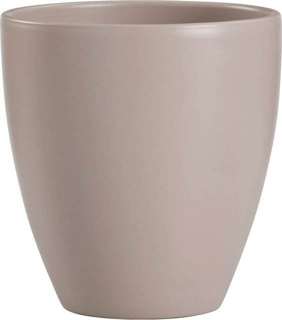 Scheurich Pflanzgefäß 620 aus Keramik in Taupe mit zeitlosem Design für Orchideen, Durchmesser: 13 cm - Bild 1