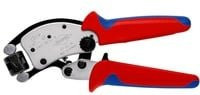 Knipex Twistor T Selbsteinstellende Crimpzange für Aderendhülsen mit drehbarem Crimpkopf, 200 mm - Bild 2