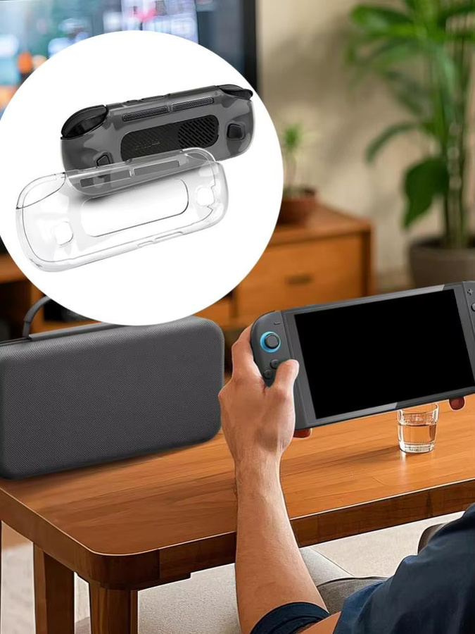 Retroid Pocket 6 TPU-Hülle in Transparent, rutschfester Gummischutz für RP6 Gaming Handheld - Bild 6