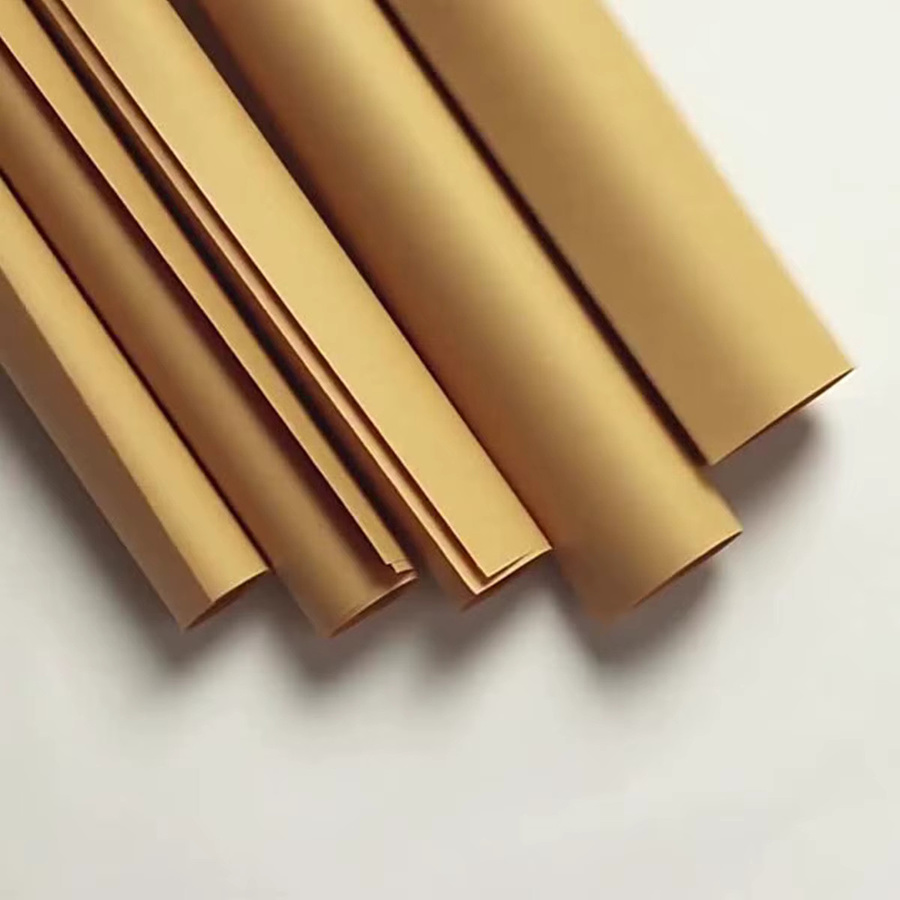 Braune Öko-Kraftpapierrolle als recycelbare Geschenkverpackung für Kunst und Handwerk - Bild 4