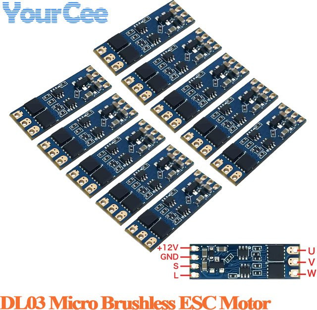 DL03 8A Micro RC Board ESC Controller Motorregler Modul in Blau für 1104 1106 1306 bürstenlose Motoren von Your Cee - Bild 1