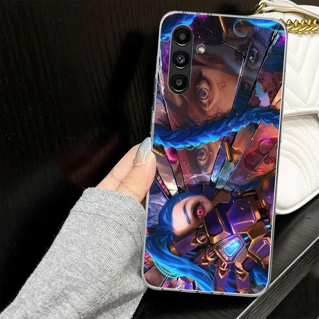 Arcane Jinx Anime Handyhülle für Samsung Galaxy A-Serie in Multicolour - Bild 1