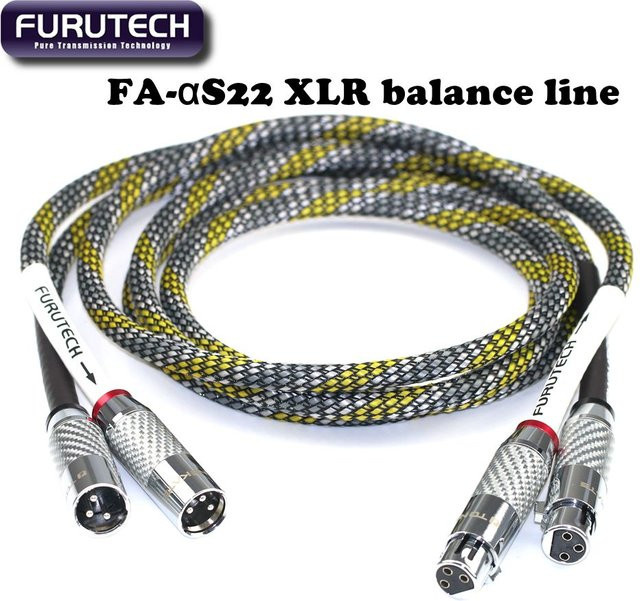 Furutech FA α S22 XLR auf XLR symmetrisches Audiokabel für Mikrofon und CD-Player - Bild 1