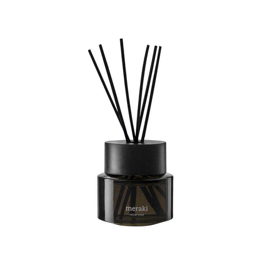 Meraki Duftstäbchen Velvet Mind Reed Diffuser, Schwarz, Blumig und Aromatisch, 100 ml - Bild 1