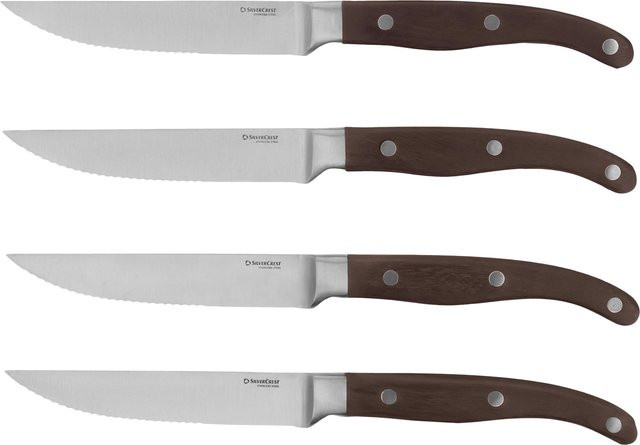 SILVERCREST Steakmesser-Set in Schwarz-Braun - Bild 1