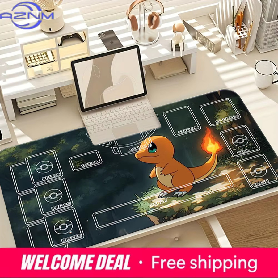 Potdemiel Pokémon Wald-Charmander Spielmatte, Zubehör, Bunt / Mehrfarbig - Bild 3
