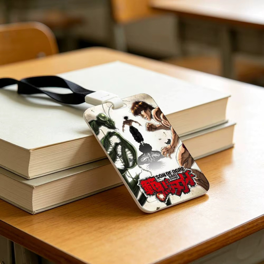 Baki Hanma Anime Ausweishalter mit Lanyard in Multicolor - Bild 3