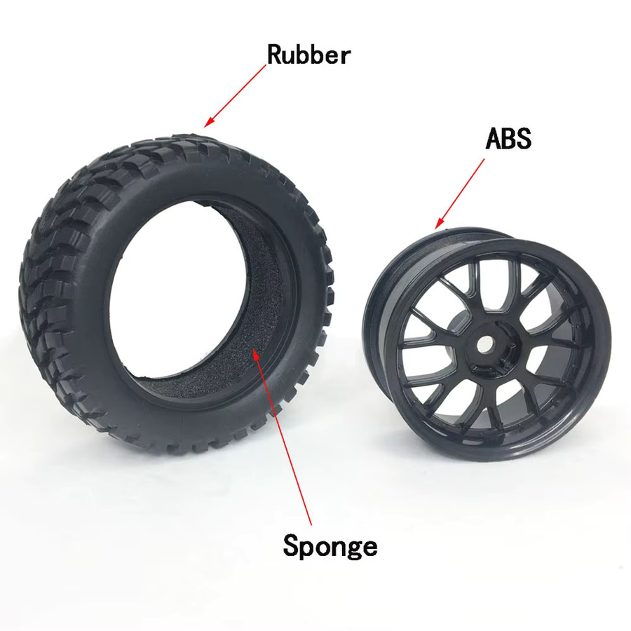 YSIDO RC Reifen, 4-teiliges Set, 75mm, 12mm Hex Naben - Bild 3