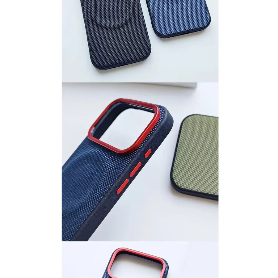 Luxus Woven Matte Anti-Slip Schutzhülle für Xiaomi Poco F8 Ultra Pro und Redmi K90 ProMax in Schwarz mit magnetischer Ladefunktion und Drop-Proof Schutz - Bild 2