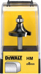 DeWalt Abrundfräser HM Z2 S8 mm D22,7 mm R6 mm DT90014-QZ - Bild 2
