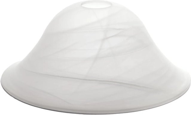 Orion Lightstyle Lampenschirm Alabaster in Weiß aus Glas mit Durchmesser: 26,5 cm - Bild 1