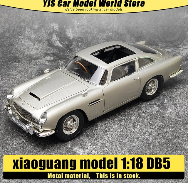 Xiaoguang DB5-Modell, Diecast-Modell, Maßstab 1:18, Metall, Grau - Bild 1