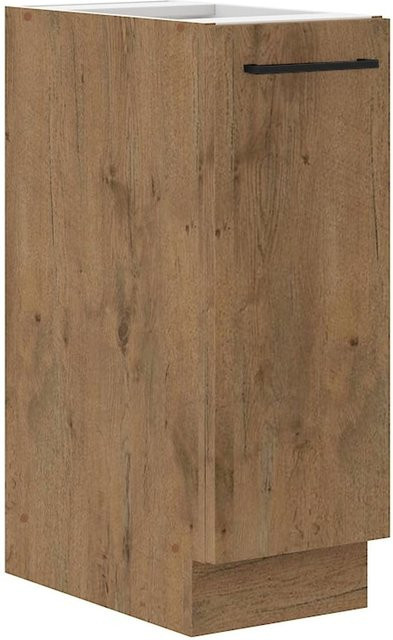 Unterschrank Vigo Lancelot Küchenschrank mit Schrankauszug, Eiche matt, Breite: 30 cm - Bild 1