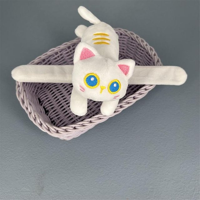 Yiran toy 4-Farben-Katze, Tier-Klatschen-Schnapp-Wickel-Armband, Plüschtier, ab 3 Jahren - Bild 1