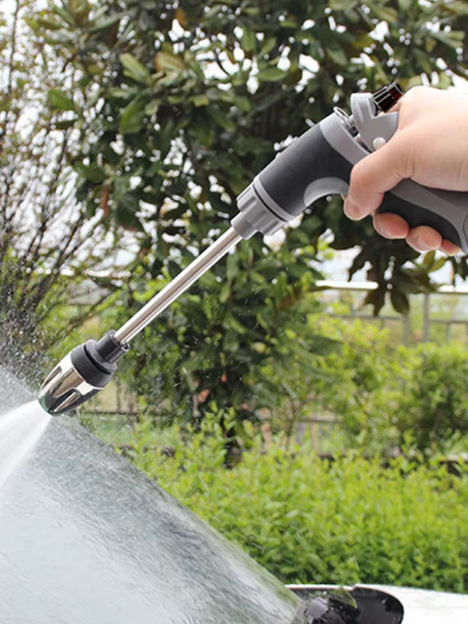 APWIKOGER Hochdruck Spritzpistole für Gartenbewässerung und Autoreinigung mit Sprühdüse und Sprinkler-Set - Bild 7