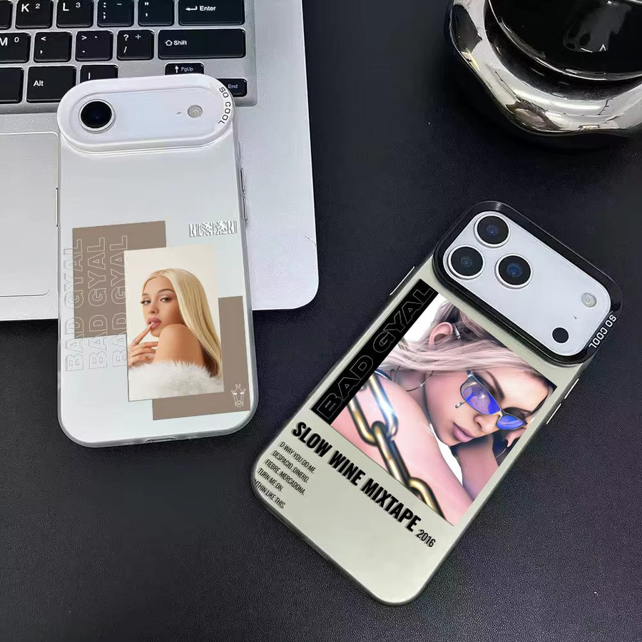 B-Bad Gyal S COOL Schutzhülle für iPhone 11 bis 17 Pro Max in Multicolour mit mattem Laser-Aurora-Effekt und Stoßfestigkeit - Bild 2