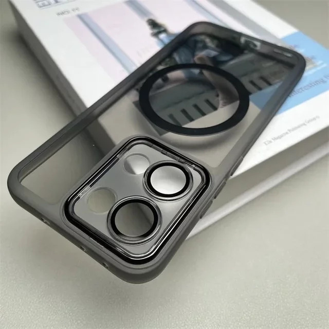Transparente magnetische TPU-Schutzhülle mit Linsenschutz für Motorola Moto G-Serie und Edge Modelle - Bild 1