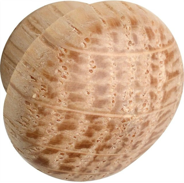Alles im Griff Holzabdeckkappe aus Eiche Roh, Durchmesser: 12 mm, Zapfendurchmesser: 8 mm, Zapfenlänge: 4 mm - Bild 1