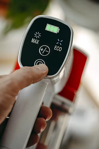 Adler Kabelloser Vertikaler Staubsauger in Weiß mit 300 W, Zyklon-Technologie, LED-Beleuchtung und geräuscharmem Filtersystem - Bild 2
