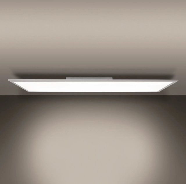 Näve LED-Deckenleuchte Nico in Weiß, dimmbar mit Fernbedienung und Nachtlichtfunktion - Bild 1