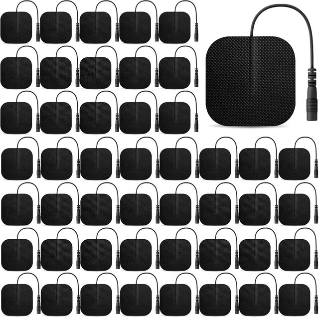 SUOLAER Elektrodenpads Gel Vliesstoff, 4x4/5x5cm, Ersatzpads für TENS - Bild 1