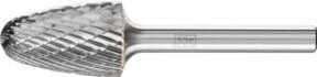 PFERD Hartmetall Hochleistungsfrässtift TOUGH Rundbogen RBF in Silber, Durchmesser: 16 mm, Länge: 25 mm, Schaft-Durchmesser: 6 mm - Bild 1