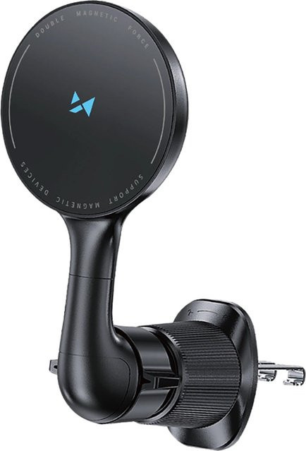 Wozinsky Kfz-Wireless-Ladegerät WZK WCT5-6S4Y mit 15W und USB-C Anschluss in Schwarz für die Lüftungsschlitze - Bild 1