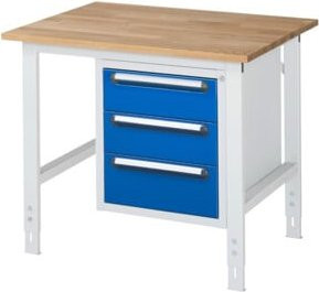 Rau Arbeitstisch Tom KM06 höhenverstellbar, B/T/H: 100 x 80 x 76-108 cm - Bild 1