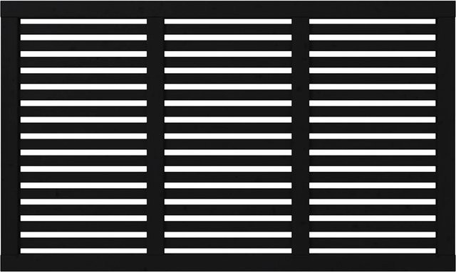 Plus Sichtschutzzaun Harmoni aus Nadelholz in Schwarz, semi-transparent, Höhe: 180 cm, Breite: 107 cm - Bild 1