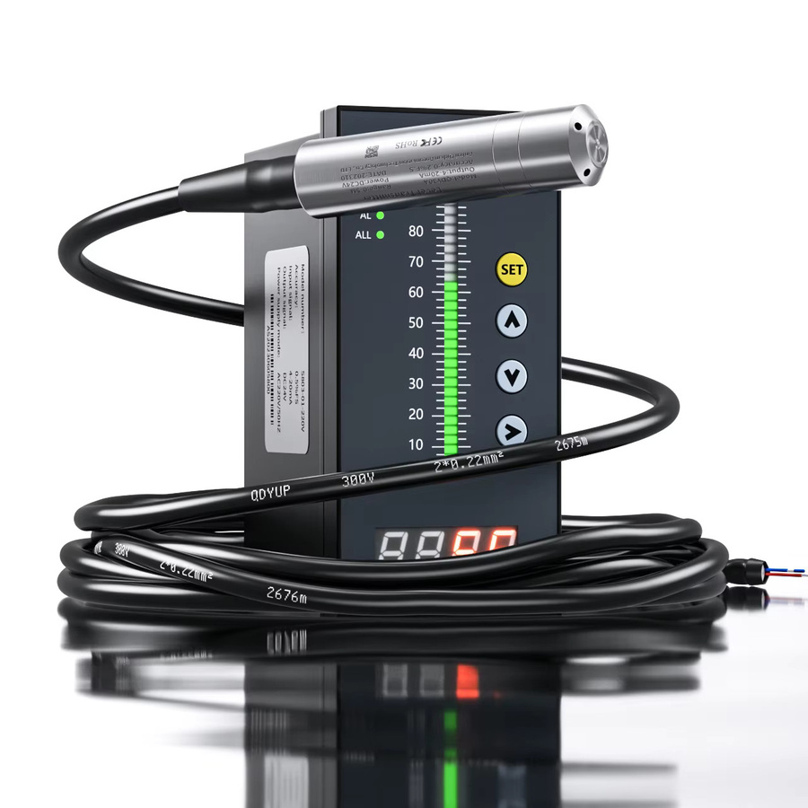 XUYANGQIDIAN Wasserstandsanzeiger mit Tankfüllstands-Steuerungsinstrument, Relais-Alarm und tauchfähigem Wasserstandsensor, RS485-Schnittstelle, 0-10V - Bild 3
