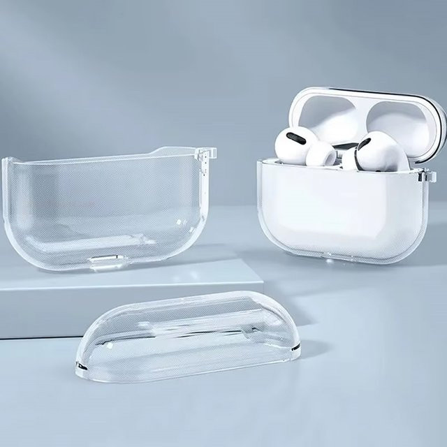 Stoßfeste und transparente TPU-Schutzhülle für Apple AirPods 4, 3, 2, 1 sowie AirPods Pro 1, 2 und 3 - Bild 1